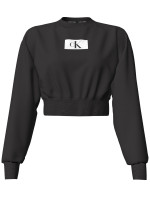 Dámska mikina Lounge Sweatshirt CK96 L/S 000QS6942EUB1 čierna - Calvin Klein