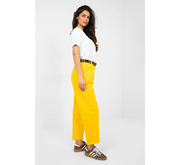 ~Kordurové nohavice model 224052 Taliansko Moda