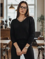 dámský svetr černý Dstreet model 21967082 - FashionStreet dámský svetr černý Dstreet model 21967082 - FashionStreet