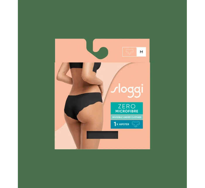 Dámske nohavičky ZERO Microfibre 2.0 Hipster - BLACK - čierne 0004 - SLOGGI Dámske nohavičky ZERO Microfibre 2.0 Hipster - BLACK - čierne 0004 - SLOGGI