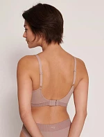 Dámska podprsenka EVER Infused Aloe P - FOGGY MAUVE - telová 6116 - SLOGGI