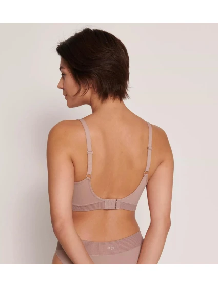 Dámska podprsenka EVER Infused Aloe P - FOGGY MAUVE - telová 6116 - SLOGGI
