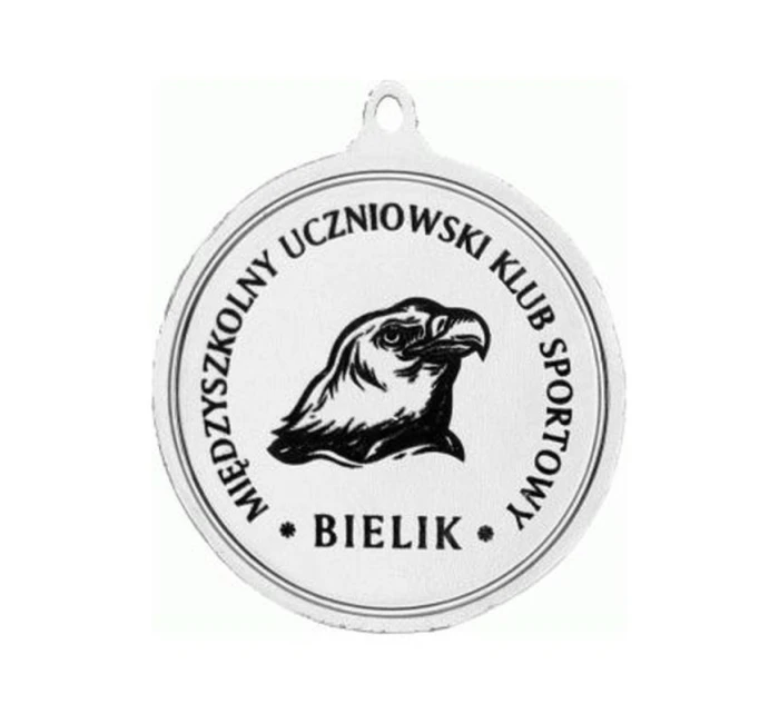 Medal metalowy z grawerowaniem laserem- RMI