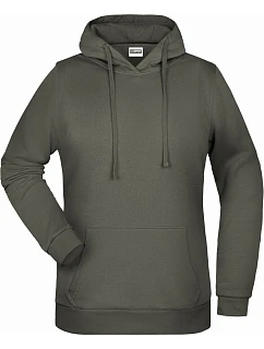 JN 795 Dámská mikina s kapucí model 22430391 dark grey - Daiber