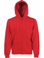 Premium Hooded Sweat Jacket Mikina s kapucí model 22454827 red - Fruit of the Loom