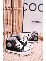 Dětské Tenisky Vysoké Se Zipem BIG STAR model 21545343 Černé - Big Star Shoes