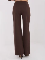 Spodnie IT SP model 21782556 ciemny brązowy - FPrice Spodnie IT SP model 21782556 ciemny brązowy - FPrice