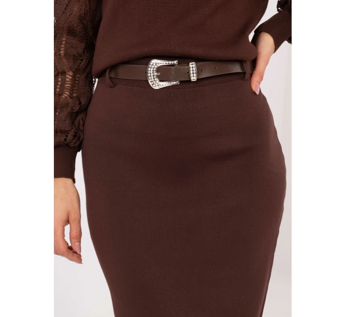 Spódnica PM SD model 21787940 brązowy - FPrice