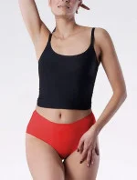 Dámske nohavičky Simple Brasil Maxi Red - Julimex