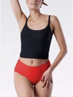 Dámske nohavičky Simple Brasil Maxi Red - Julimex