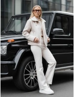 Dámský kabát z ovčí kůže white Dstreet model 21981582 - FashionStreet