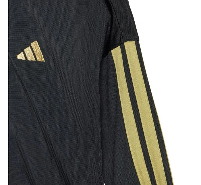Detské tepláky adidas Essentials Climacool black and gold JC8857