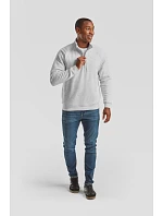 Fruit of the Loom Premium Zip Neck Sweat Mikina s 1/4 zipsom 16.2032 biela