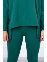 Súprava so zelenou blúzkou nadmernej veľkosti