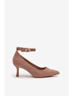 lodičky s tmavě béžové model 21757663 - Boto