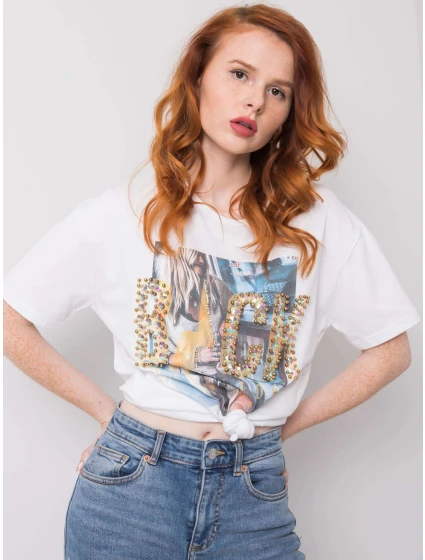 Tričko HB TS 3056.77P biela Tričko HB TS 3056.77P biela