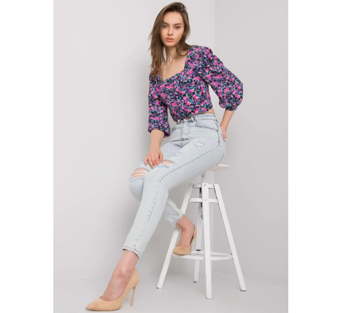 Džínsové nohavice MR SP 901.05P svetlo modrá