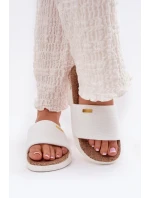 Dámske papuče Big Star - biele Dámske papuče Big Star - biele