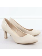 Dámské lodičky na podpatku s pásky Sergio model 21906139 - LEONE