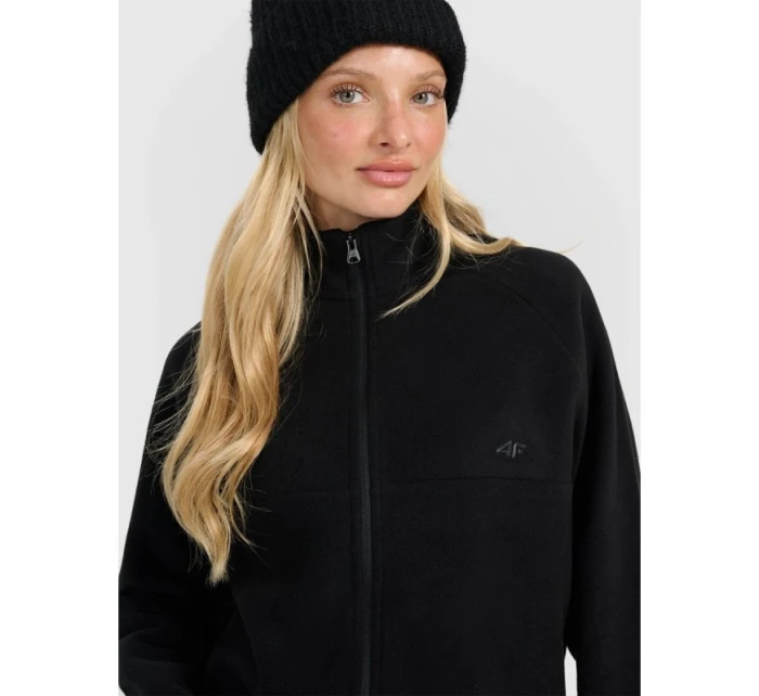 Dámský oversize fleece se stojáčkem model 21868383 - 4F