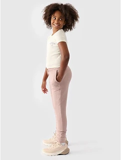 4F Junior dievčenské tepláky 4FJWMM00TTROF0828-83S