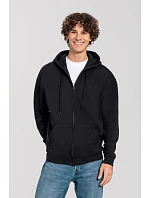 Iconic Premium Hooded Sweat Jacket Mikina s kapucí z těžké bavlny model 22459386 black - Fruit of the Loom