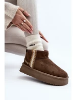 Sněhule na platformě se vzorem tmavě zelené model 21645946 - Boto Sněhule na platformě se vzorem tmavě zelené model 21645946 - Boto