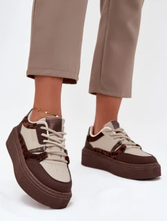 Dámské sneakersy na platformě Big Star leopardí model 21706289 - Big Star Shoes