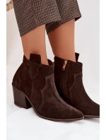 Kožené kožené boty Z model 22035877 - Zazoo Kožené kožené boty Z model 22035877 - Zazoo