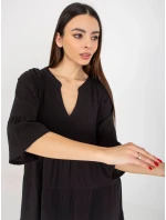 Dámske šaty D73761M30214B čierne - FPrice