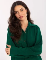 Košeľa LK KS 510109.70 tmavozelená