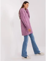 Dámske svetrové šaty AT SW 2367 1.35P Purple - FPrice