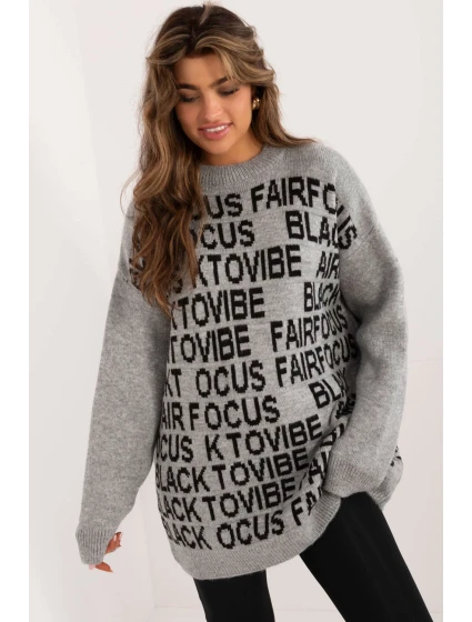 Dlhý sveter model 199616 Badu