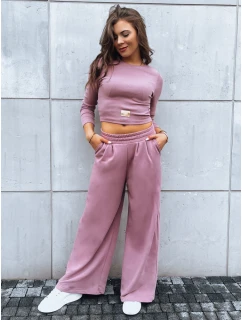 Dámský komplet kalhot a crop topu  fialový Dstreet model 21970716 - FashionStreet