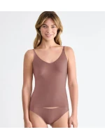 Dámsky top ZERO Feel 2.0 Špagetový top - BROWN - hnedý 1141 - SLOGGI