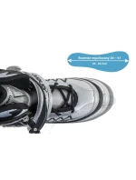 INLINE KORČULE-KORČULE NA KOLIESKOVÉ KORČULE 4V1 ENERO PRO LED 38-41 ŠEDÁ