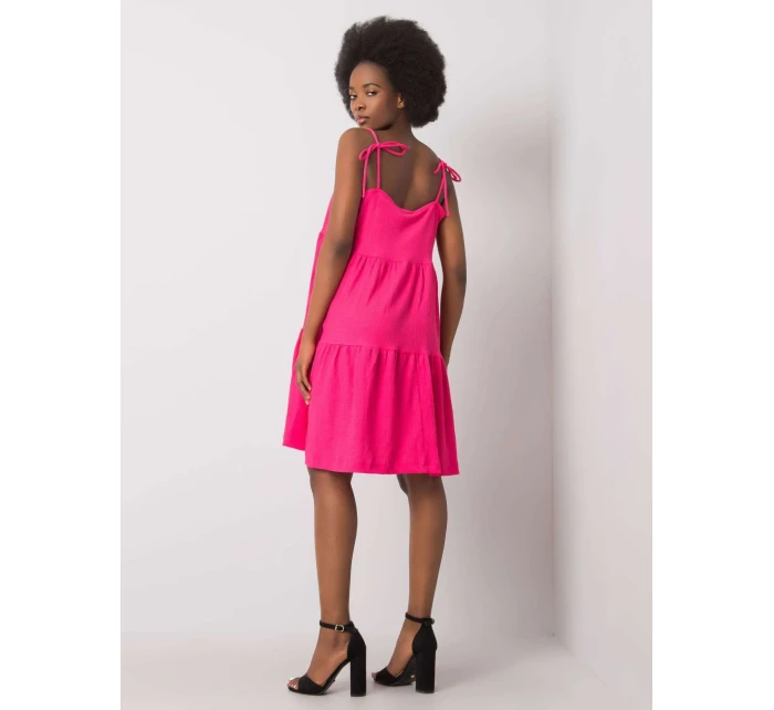 Šaty RO SK model 17416308 tmavě růžová - FPrice Šaty RO SK model 17416308 tmavě růžová - FPrice