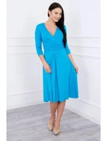 Dámske šaty 2525 Light blue - Kesi