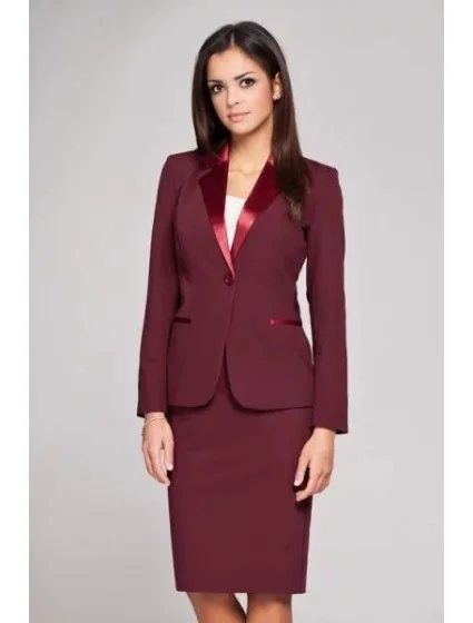 Dámska bunda M154 bordová - Figl