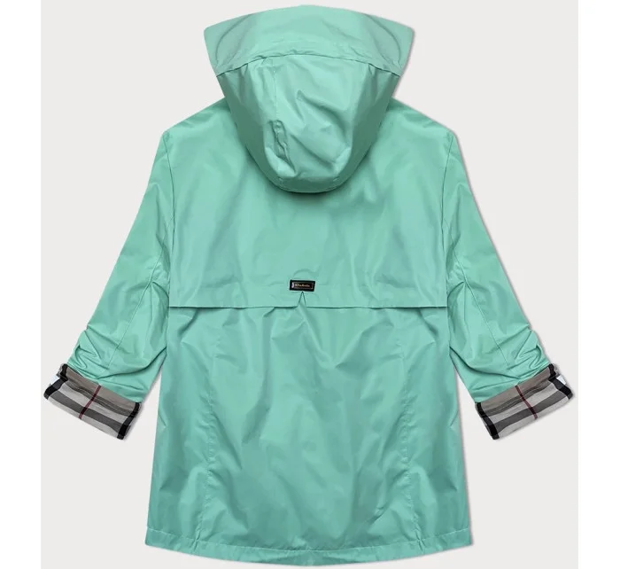 Dámská větrovka v barvě s ohrnutými rukávy model 19642567 - Glakate