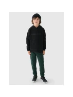 Chlapčenská fleecová mikina s kapucňou 4F Junior 4FJWAW24TFLEM213-20S