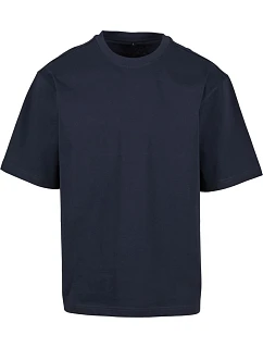 Build your Brand BY 391 Pánske hrubé tričko „Loose Fit“ 56.0391 tmavomodré