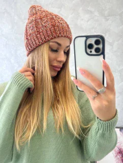 Fleecová čepice Melisa K241 červená