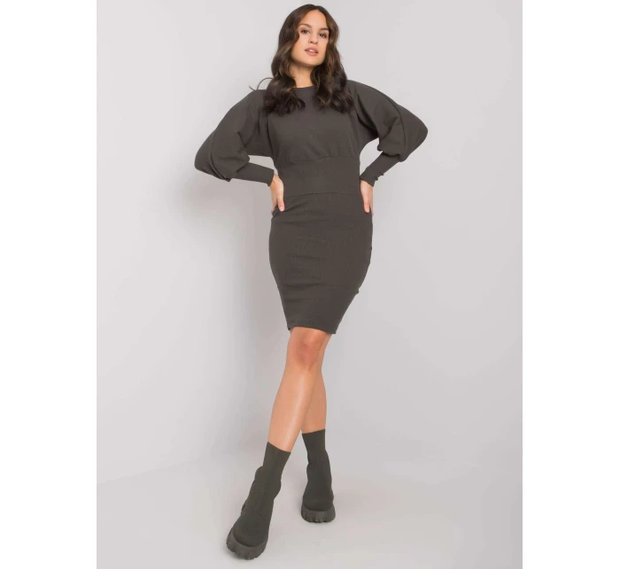 Šaty RV SK 6079.65 tmavá khaki