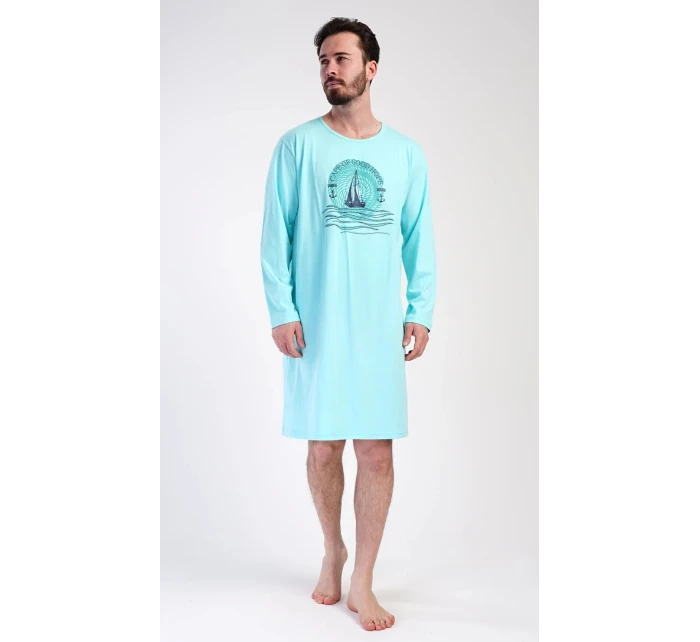 Pánská noční košile s dlouhým rukávem model 21822084 - Vienetta