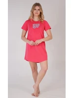 Dámská noční košile s krátkým rukávem Super model 18625831 - Vienetta Dámská noční košile s krátkým rukávem Super model 18625831 - Vienetta