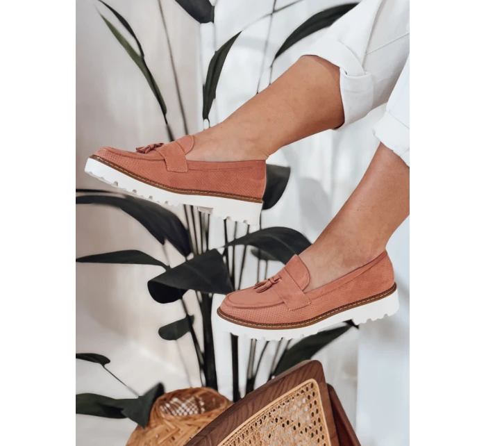 Dámské ažurové mokasíny pink Dstreet model 21984189 - FashionStreet Dámské ažurové mokasíny pink Dstreet model 21984189 - FashionStreet