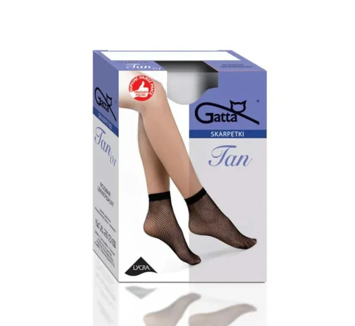 Dámske sieťované ponožky Gatta Tan nr 1 kabaretka Dámske sieťované ponožky Gatta Tan nr 1 kabaretka
