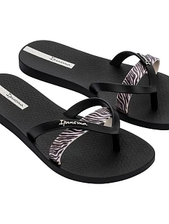 Ipanema Women's Kirei Fashion Pohodlné čierne žabky pre ženy na pláž