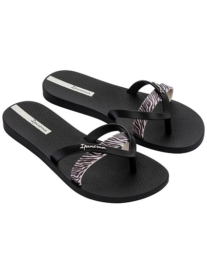 Ipanema Women's Kirei Fashion Pohodlné čierne žabky pre ženy na pláž Ipanema Women's Kirei Fashion Pohodlné čierne žabky pre ženy na pláž
